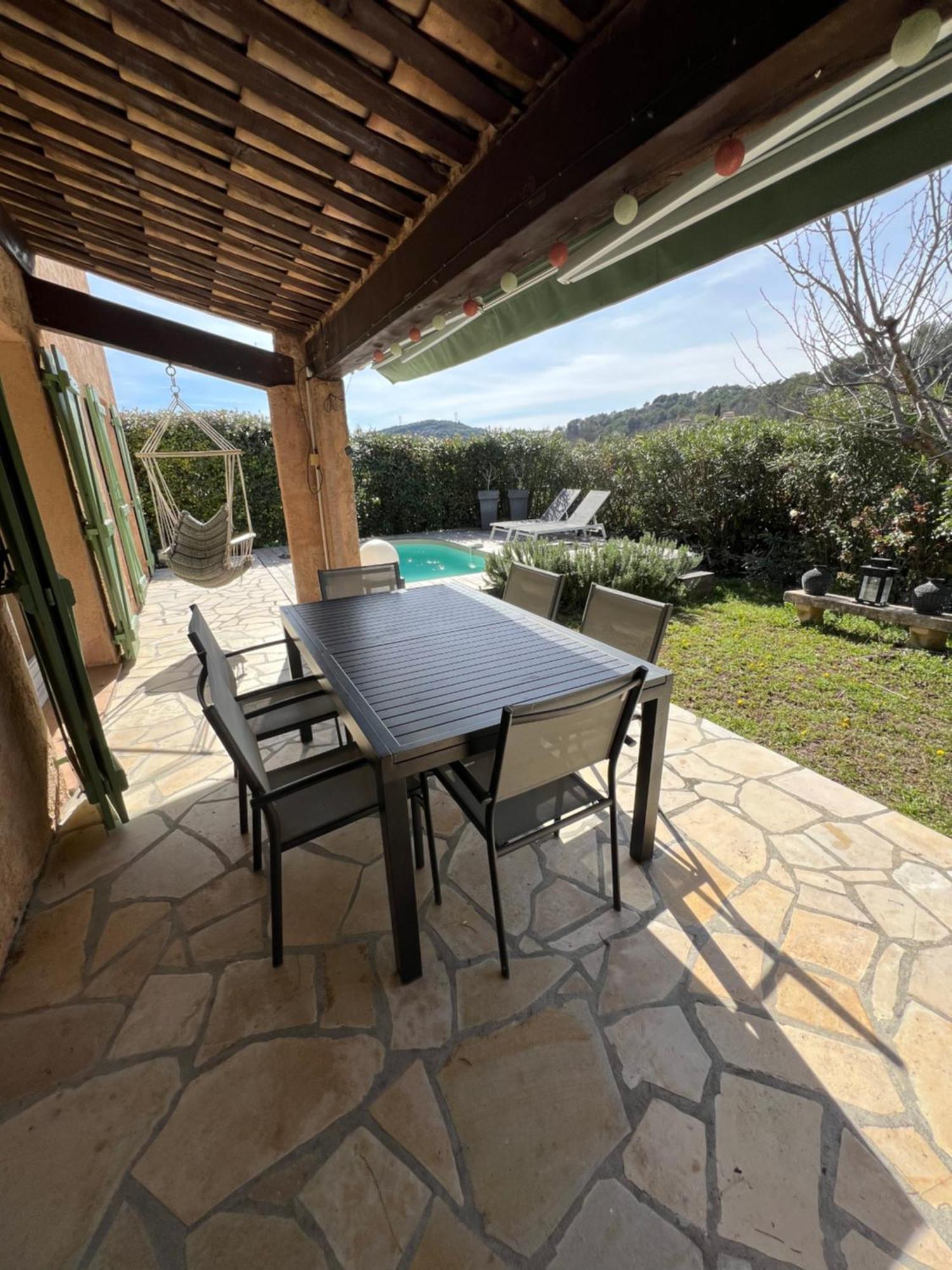 Villa Sur La Cote D'Azur Avec Piscine ラ・コル・シュル・ルー エクステリア 写真